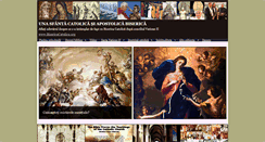 Desktop Screenshot of bisericacatolica.org